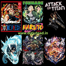 Load image into Gallery viewer, DIGIUTPAD™ 10,000+ Latest Anime T-Shirt Design Mega Bundle
