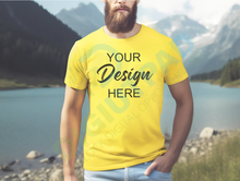 Load image into Gallery viewer, DIGIUTPAD™ 300+ Bella Canvas 3001, Gildan 5000, Gildan 64000 - All Colors Men, Women &amp; Couples T-Shirt Mockups Bundle
