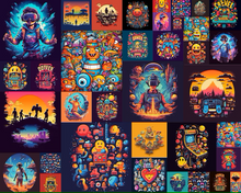 Load image into Gallery viewer, DIGIUTPAD™ 1000+ Retro Gaming POD T-Shirt Design Bundle
